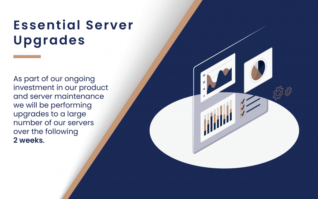 Server updates graphic for CMS back end