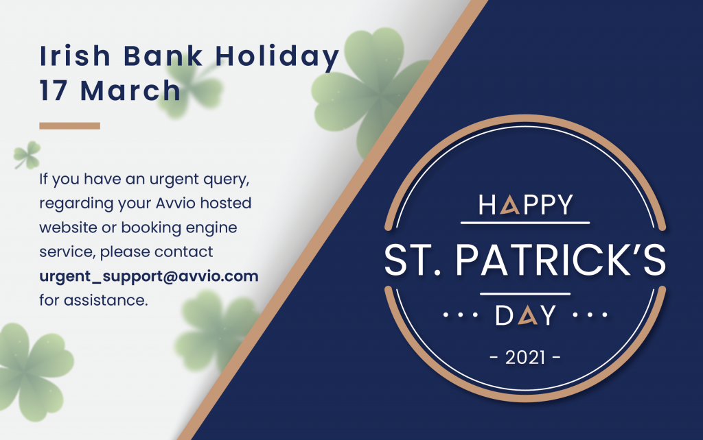 St Patricks Day 2021 graphic for socail